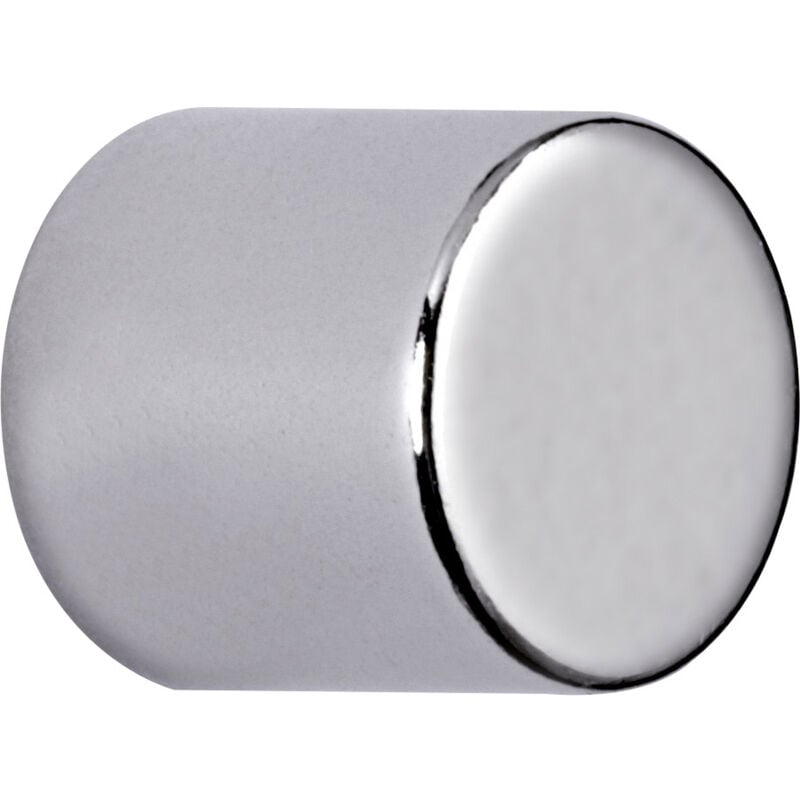 Maul Neodym Magnet (Ø x H) 10 mm x 10 mm Zylinder Silber 4 St. 6166896