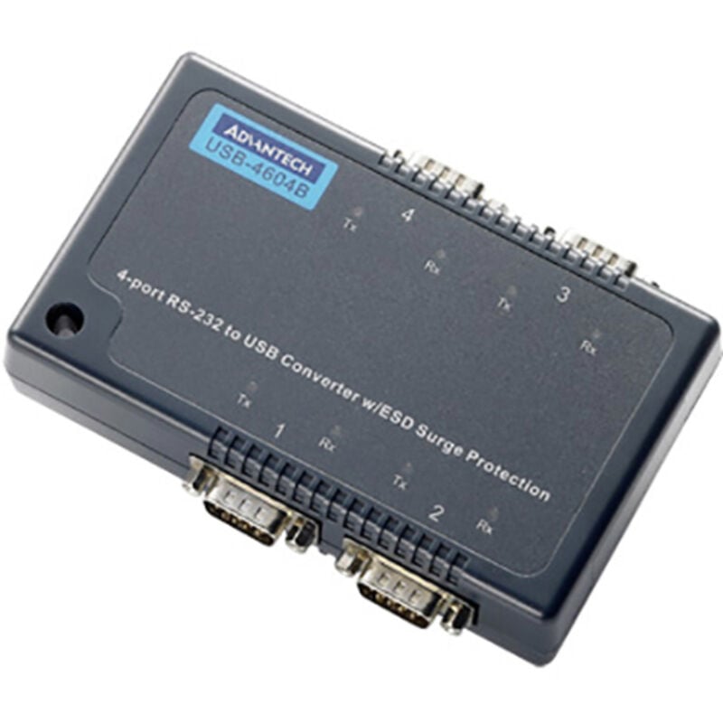 Advantech USB-4604B-AE Schnittstellen-Wandler RS-232, USB Anzahl Ausgänge:  4 x 12 V/DC, 24 V/DC, 4