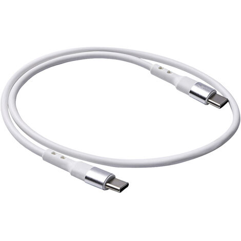 Akyga USB-Kabel USB-C® Stecker, USB-C® Stecker 0.50 m Weiß AK-USB