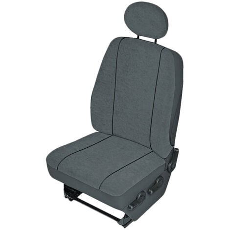 HP Autozubehör 22418 Sitzbezug Polyester Grau Fahrersitz, Beifahrersitz
