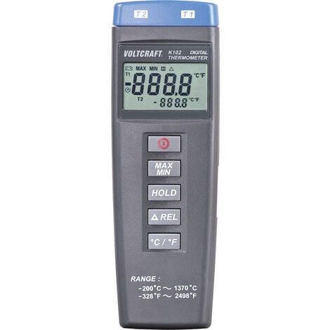 Digital Hand-Thermometer Temperaturmessgerät mit K-Typ Thermoelement-Sonde, 