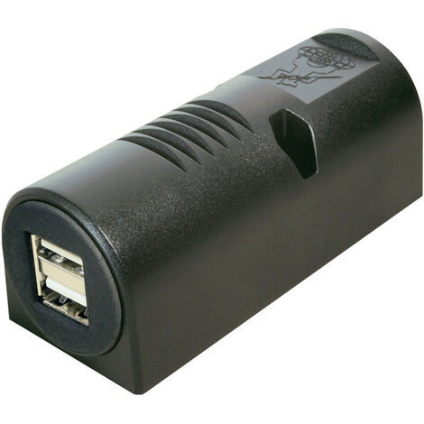 ProCar USB-Aufbau-Doppelsteckdose Belastbarkeit Strom max.=5 A Passend für  (Details) USB-A