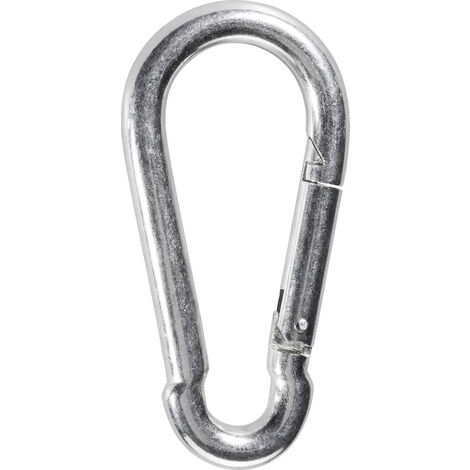 1/ 5 Stück Feuerwehr Aluminium Karabinerhaken Schnapphaken Schraubkarabiner EDC 