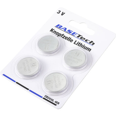 Energizer CR2430 Lithium Coin Cell Battery - 290mAh - 1 Piece Blister Pack