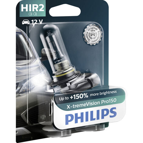 Philips 9012XVPB1 Halogen Leuchtmittel X-tremeVision HIR2 55 W 12 V