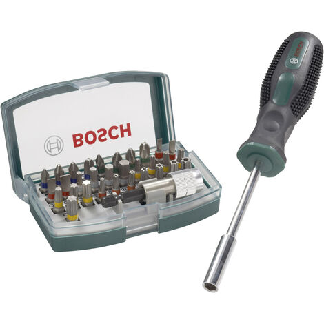 Bosch Bits 100 Stück Phillips PH2 P Bit-Satz 1/4" x 25 mm Bitset Kreuzschlitz 