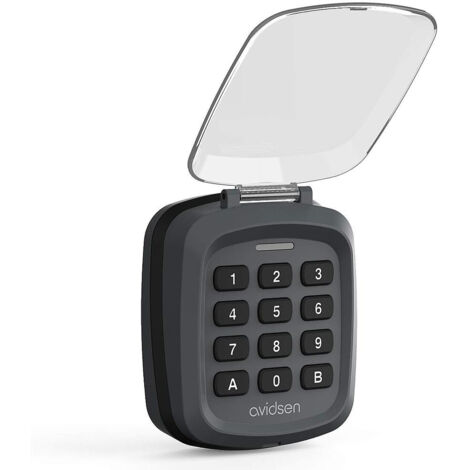 Codetastatur Avidsen 114255 Funkreichweite 80m 433Mhz mit 2 AAA Batterien