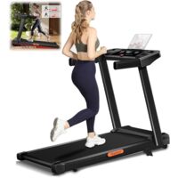 Tapis de course SF10 pour la maison, inclinaison à 10 %, vitesse maximale de 12 km/h, charge maximale de 136 kg