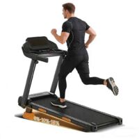 Tapis de course 3 en 1 pour la maison, le bureau et la salle de sport, avec 12 programmes, moteur électrique de 3 CV, inclinaison jusqu'à 15 %, vitesse maximale de 12 km/h
