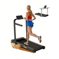 Tapis roulant, 12 programmes prédéfinis, capacité de poids de 150 kg, inclinaison de 16 %, vitesse de 10 km/h,moteur de 2,5 CV