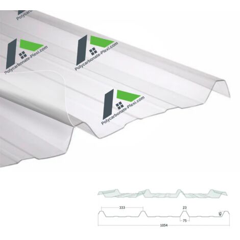 Polycarbonate Ondulé NERVESCO 3000x1053mm (1/2)