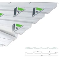 Polycarbonate Ondulé Nervuré 4/250/35 4000x1052mm