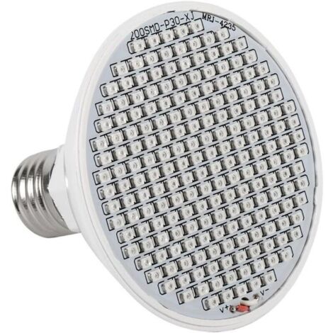 E27 24W 85V-265V 200 LED Pflanzenlampe für Hydrokultur mit 120° Abstrahlwinkel - RWJardin › Gartenarbeit › Gewächshaus- und Anzuchtzubehör › Lampen ›
