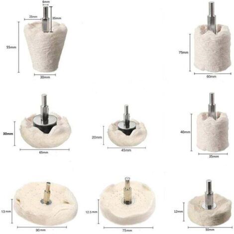 WINOMO 3-teiliges Polierschwamm-Set Für Bohrmaschine – Kegel & Scheiben, Für Felgen & Lack, Waschbar