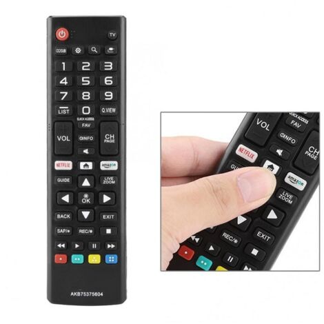 AKB75375604 ist eine Fernbedienung für LG LCD-Fernseher, insbesondere für den Smart TV 32LK540BPUA. (1/4)