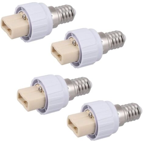 12-teiliges Fassungsadapter-Set für LED-Lampen, Sockelkonverter für Leuchten, kompatibel mit nicht dimmbaren Lampen, praktisch und einfach zu bedienen (1/5)