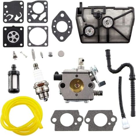 DOLASO Vergaser mit Luftfilter und Kraftstoffschlauchdichtung für Stihl 028 028AV 028SUPER 028AVSEQW 028AVSEQWB Kettensäge ersetzt Tillotson HU-40D Walbro WT-16B 11181200600 11181200601. (1/5)