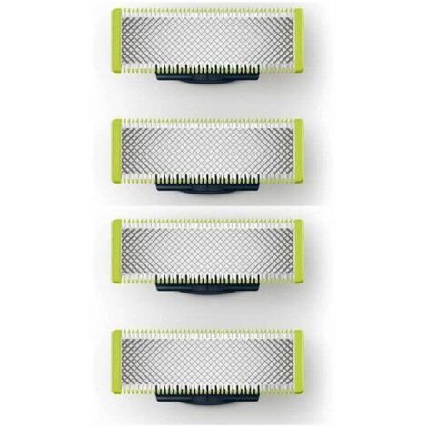 Ersatzklingen kompatibel mit OneBlade Rasierern, hochpräzise, langlebige Edelstahlklingen – 4er-Pack