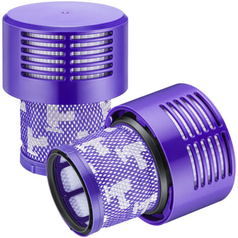 2er-Pack V10-Filter für Dyson-Staubsauger, 2 Ersatzfilter für Dyson V10, V10 Absolute, V10 Animal, V10 Motorhead, SV12 Staubsauger, Ersatzteilnummer 969082-01 (1/5)