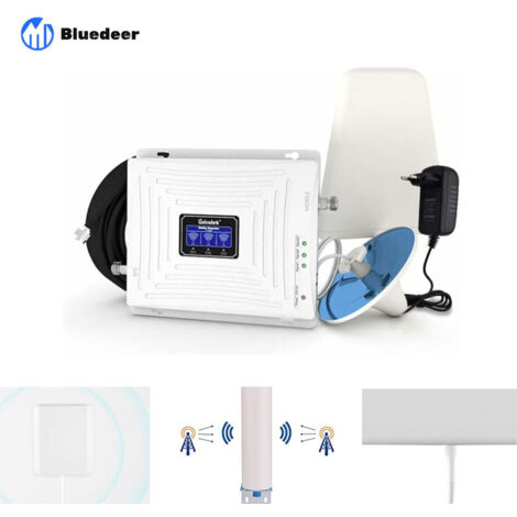 4G 3G GSM Tri-Band Mobilfunknetz Verstärker Band 1/3/8 Alle Betreiber Bouygues Kostenloser Orange SFR Repeater für Home Office mit mehreren Geräten