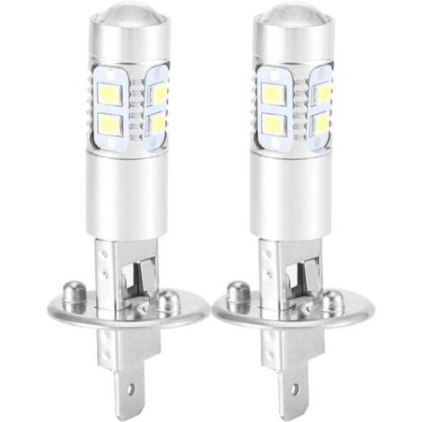 ZVD-H1 100 W LED-Glühbirne, Scheinwerferlampen, Nebelscheinwerfer, 360-Grad-Scheinwerfer-LED-Glühbirne, 2 Stück, H1 6000 K, Superweiß, 100 W, LED-Kit, Glühbirnen, Scheinwerfer, H1, LED-Autoleuchten, L