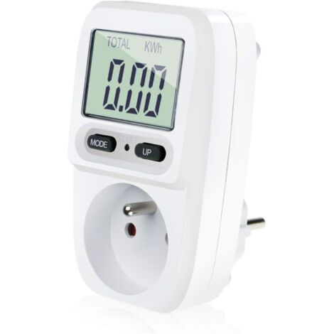 Stromzählerstecker – Stromverbrauchsregler – LCD-Bildschirm – Maximale Leistung 3680 W – Einfache Bedienung