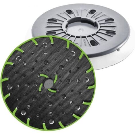 Paryou Festool D150 Schleifteller mit FastFix-Gewinde, Multijetstream2-Design für staubreduzierte Bearbeitung, für gekrümmte Oberflächen - MJ2-FX-SW