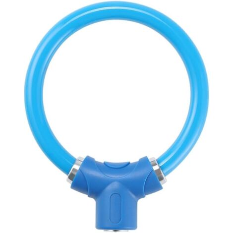 Hochleistungs-Fahrradschloss, 11 mm Stahlseil, Sicherheitsschloss, schlüsselloser Druckknopf, für Mountainbikes, Rennräder, tragbare PVC-Beschichtung (Verschlussring, grün) (1/5)