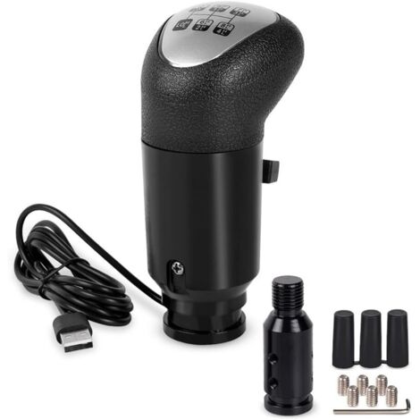Sim Racing USB-Schaltknauf, kompatibel mit Logitech G29, G27 und G25 für ETS2-Spiele, mit zwei Schaltern und mehreren Geschwindigkeitseinstellungen (1/5)
