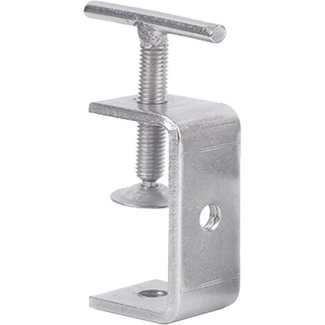 Edelstahl-C-Klemme für Holzbearbeitung, G-Klemme mit T-Griff, 55 mm breite Backe, C-Klemme, Werkzeug für Schweiß- und Konstruktionsarbeiten.