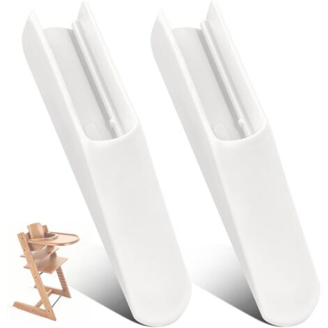 Kippschutz für Stokke Tripp Trapp - 2-fache Fußschutzverlängerung, kompatibel mit Stokke Tripp Trapp Hochstühlen ab Baujahr 2003, Sicherheit und Rutschfestigkeit verhindern das Umkippen des Stuhls (1/5)