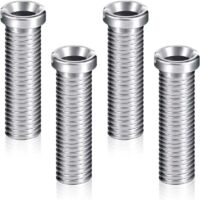 4 Spülkorbschrauben, 45 mm, Edelstahl, Abflussschrauben, Befestigungszubehör, Spülbeckenbolzenschrauben, Spülkorb-Sieb-Stopper-Schrauben für Küchenwaschbecken
