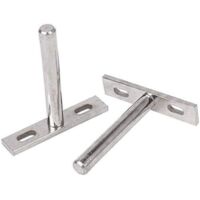 DOLASO 6 Stück 10 mm unsichtbare schwebende Regalhalterungen, versteckte Befestigung, Metallregale, Wandhalterung für DIY-Wandregale