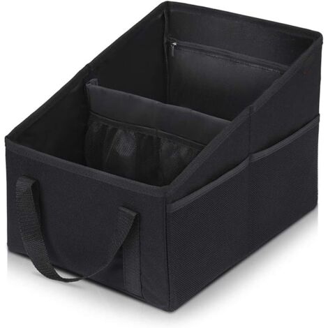 Faltbare Aufbewahrungsbox aus Oxford-Gewebe, Auto-Aufbewahrungsbox, ausgestattet mit mehreren Taschen für verschiedene Aufbewahrungsbedürfnisse, strapazierfähig und waschbar, ein unverzichtbares Reise (1/5)