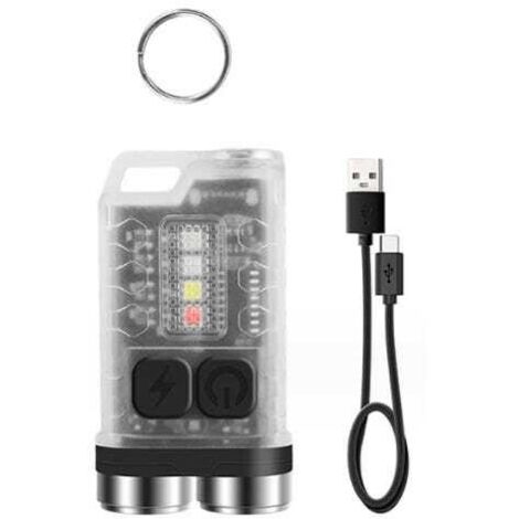 Mini-LED-Schlüsselleuchte V3, 900 Lumen mit UV-Lampe, Magnetfuß, IP65 wasserdicht, für Outdoor-Camping (1/5)