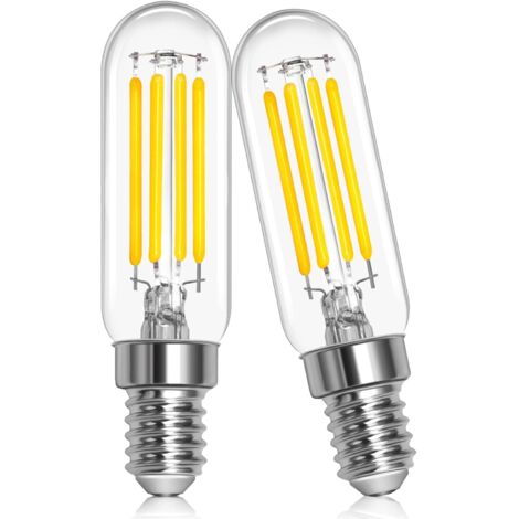 E14 T22 3W 230V Dunstabzugshaubenlampe, 3W LED-Lampe (entspricht einer 40W-Lampe), E14 Neutralweiß 4000K, geeignet für Dunstabzugshauben, Kronleuchter und Wandleuchten, nicht dimmbar, 2er-Pack (1/5)