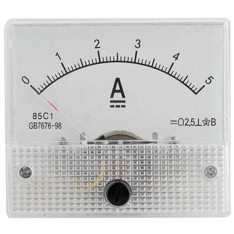 Analoges Amperemeter und Voltmeter (5 A), analoges Stromamperemeter und Voltmeter 85C1 CC (1/5)