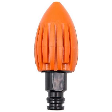 (Orange) Abflussreinigungsdüse, Wasserlanze, Schnellanschlussdüse zur Rohrreinigung (1/4)