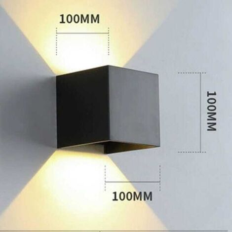 Außenwandleuchte (schwarz) mit einstellbarem Abstrahlwinkel, G9-LED, warmweiß 3000 K (1/5)