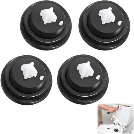 4-teilige Membrandichtungen, Spüldichtung für Toiletten, Ersatz-Gummidichtungen, Einlass-Schwimmerventilmembranen für Toilettenspülkästen, Ersatzteile für Spülventile (1/5)