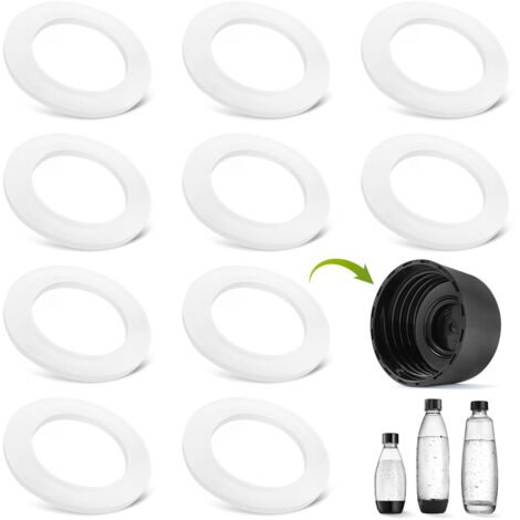 Joint pour Remplacer le Bouchon Sodastream - Joint Adapté aux divers Bouchons de Bouteille Sodastream, Kits de joints pour mieux entretenir votre sodastream machine, Installation facile pour (10 PCS) (1/5)