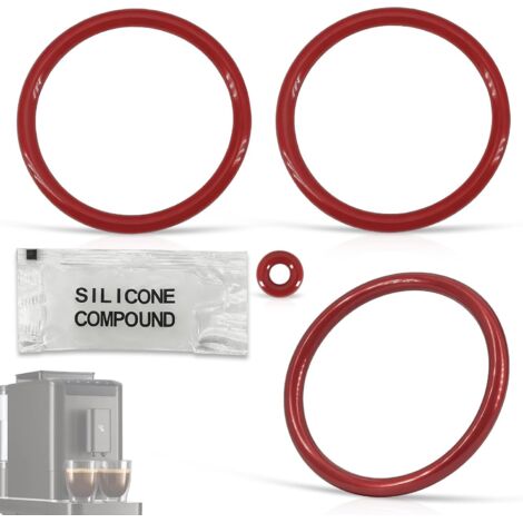 Lot de 4 joints d'étanchéité pour machine à café Tchibo Esperto Pro - Lot de 4 kits d'entretien - Convient pour Tchibo Esperto, Esperto2, Beko CEG, Grundig KVA 4830, joints compatibles avec la machine (1/5)
