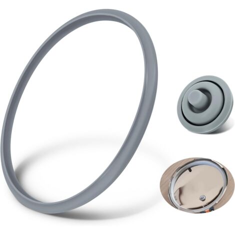 Pressure Cooker Rubber Gasket Seal 22 cm + Cooking Signal Seal for Perfect 3 L 4.5 L 6.5 L 8.5 L Food Safe (1/5)