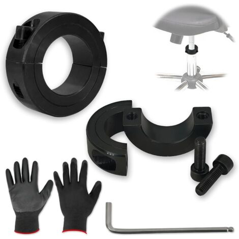 gas lift gas spring replacement parts office chair 2 pcs 28mm office chair clamps repair accessories with protective gloves and removal tools for adjustable chairs in (1/5)
