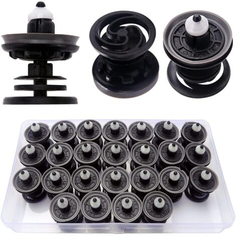 25pcs Plastic Interior Door Trim Clips Car Interior Fixing Clips Fits Golf, Passat, Polo, Scriocco, Sharan, Sagitar, Magotan (1/5)
