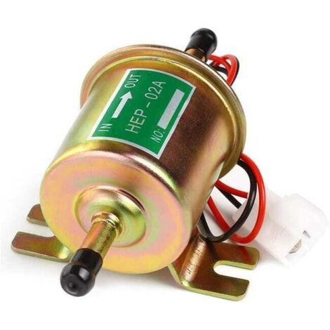 Pompe à carburant électrique 12 V (4-7 PSI), pompe à essence universelle, HEP-02A, convient à l'essence et au diesel, compatible avec tous les types de (1/5)