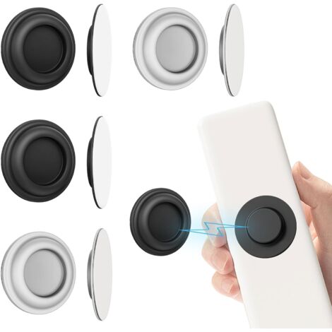 Magnetischer Silikon-Fernbedienungshalter, 4er-Pack Wandhalterungen, kein Bohren erforderlich, selbstklebend, Wandorganizer für Zuhause, Büro, Schule (Kreis) (1/5)