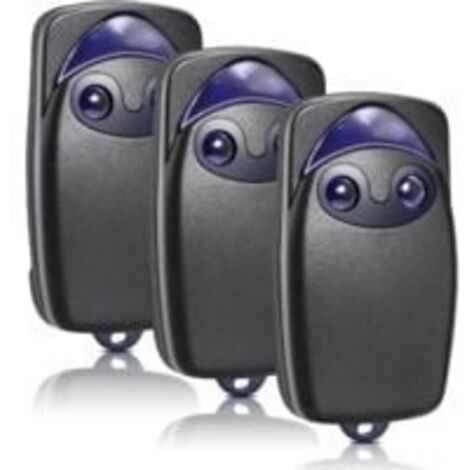 Telecommande Portail pour Flo2r-s, 3PCS 433,92 MHz Telecommande Porte de Garage Compatible avec Flo2R-S, 2 Canaux