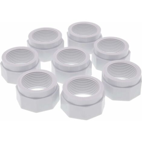 8 Ecrous pour Flexible d'Alimentation adaptable pour Polaris 280 180 380 3900- D15 - Robot Nettoyeur de Piscine