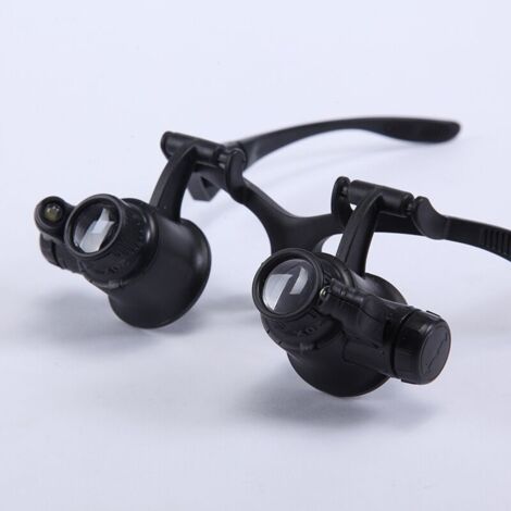 Carson LED VersaLoupe - Loupe 10x Grossissement Avec Éclairage LED LH-50